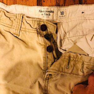 Flat chino shorts-Abercrombie & Fitch